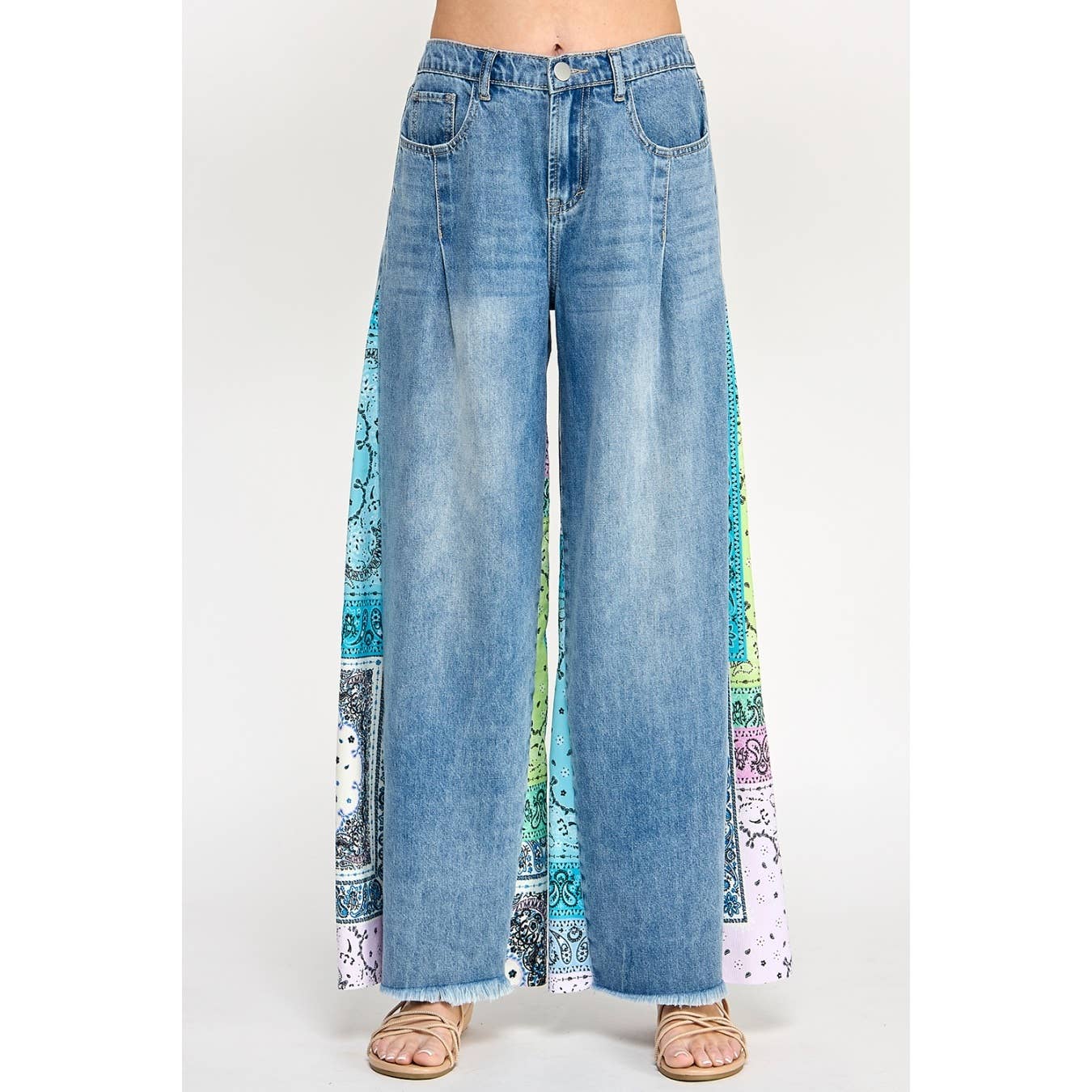 【完売品】mnml サイズ30 PAISLEY STRETCH DENIM mnml】X165 PAISLEY STRETCH DENIM [I]（デニムパンツ）｜mnml