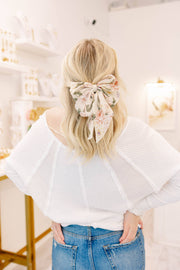 Pearl Floral Hair Bow