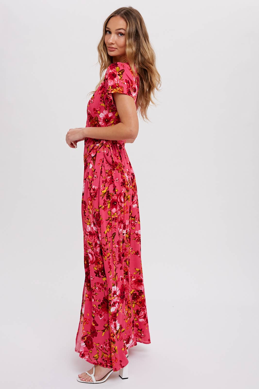 Floral Wrap Dress