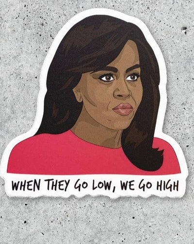 Michelle Obama sticker