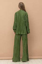 Pleated Set Trouser OLIVE