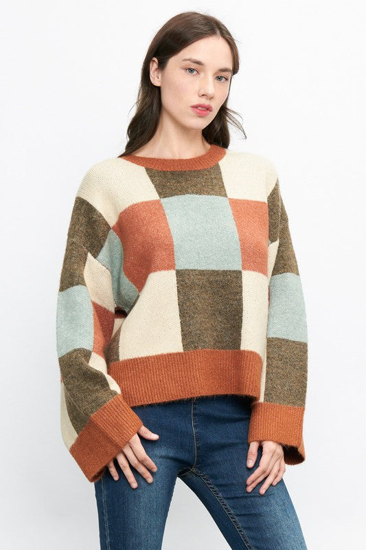 ColorBurst Plaid Sweater