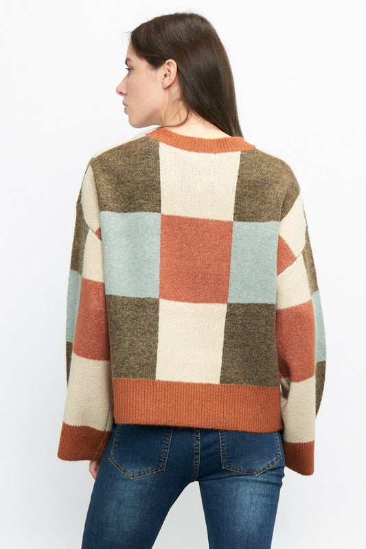 ColorBurst Plaid Sweater