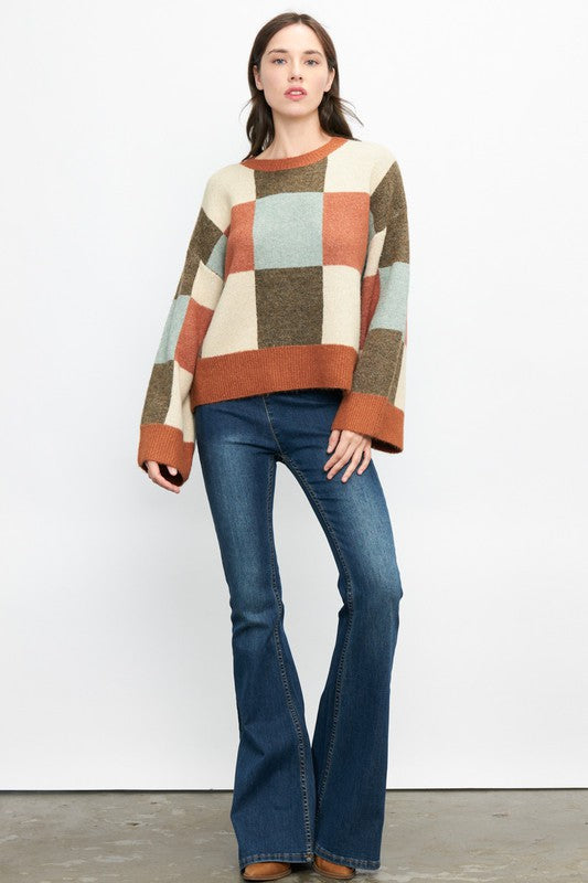 ColorBurst Plaid Sweater