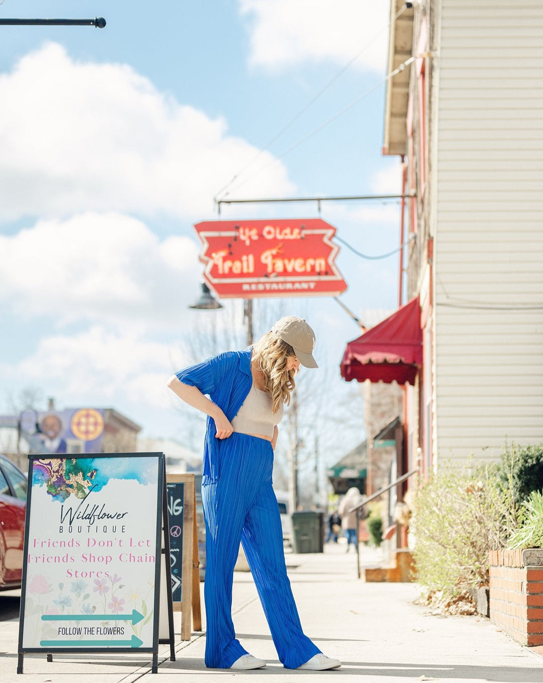 Woven Set Trouser BLUE