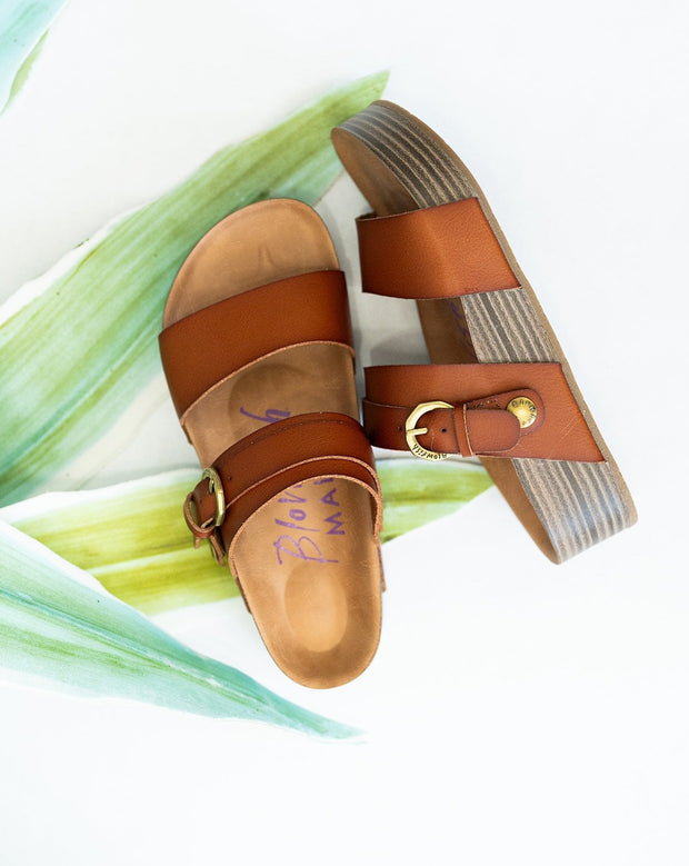 Marge Sandal in Wood