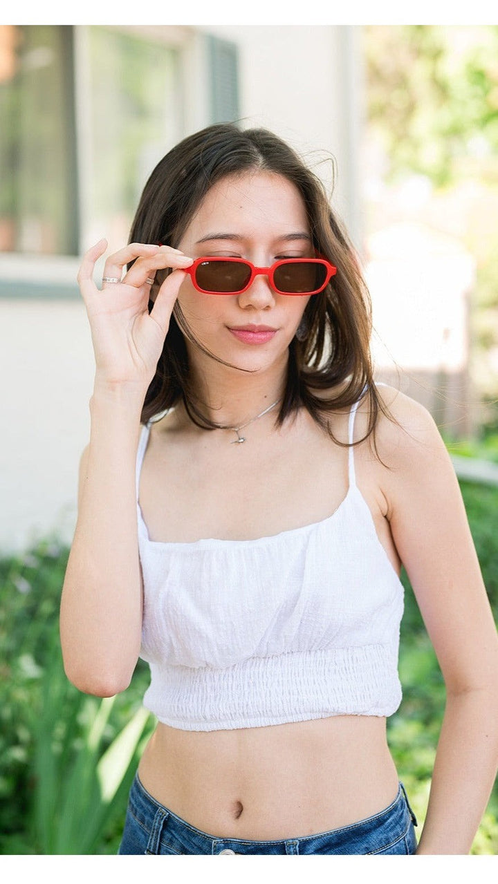 White Linen Tank Top