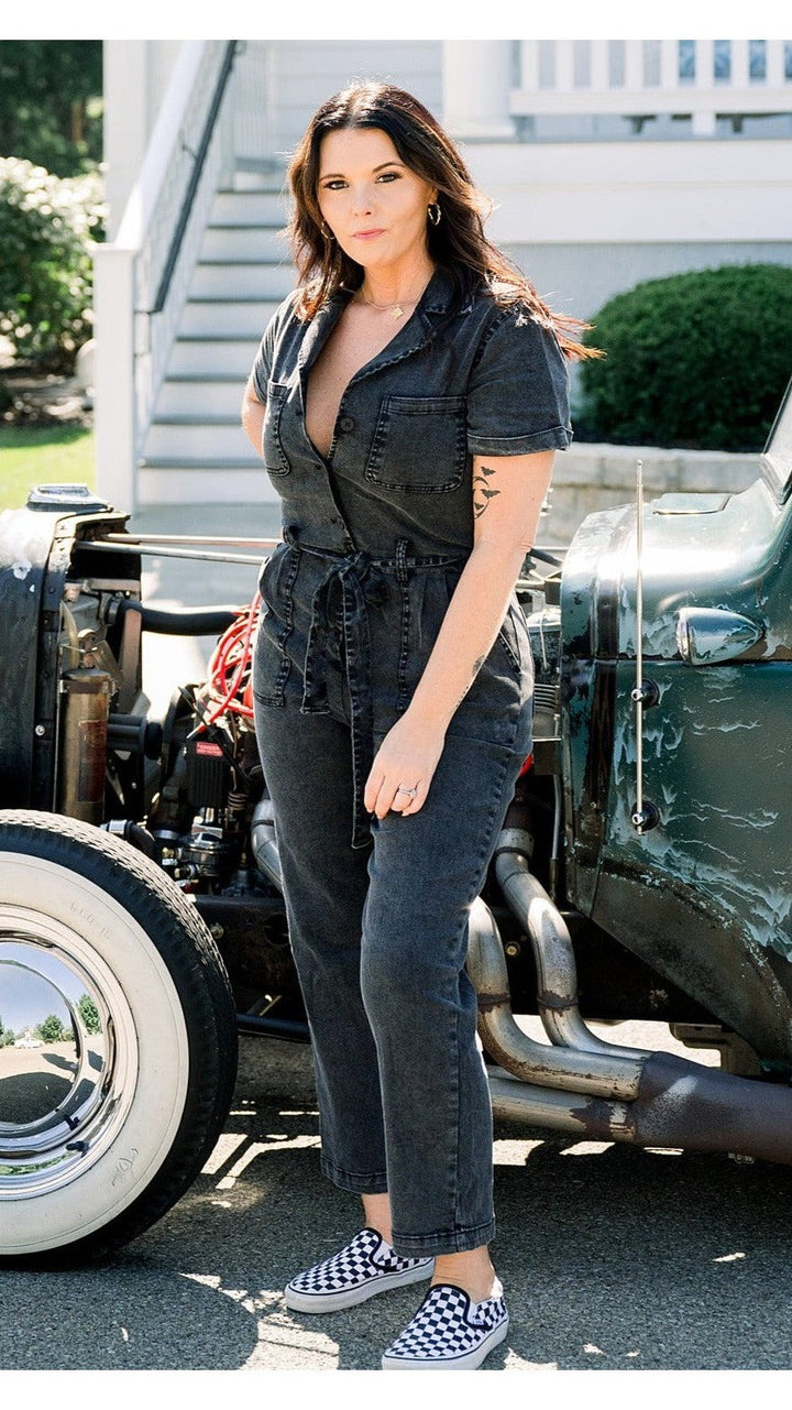 Kendall Utility Jumpsuit in Black