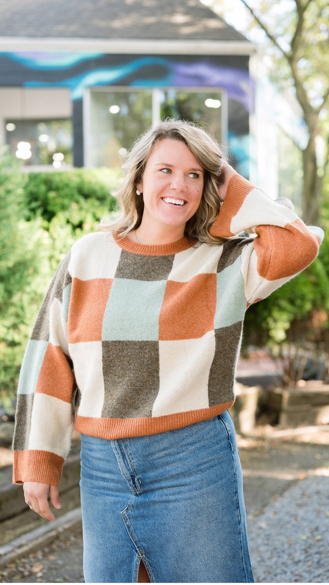 ColorBurst Plaid Sweater