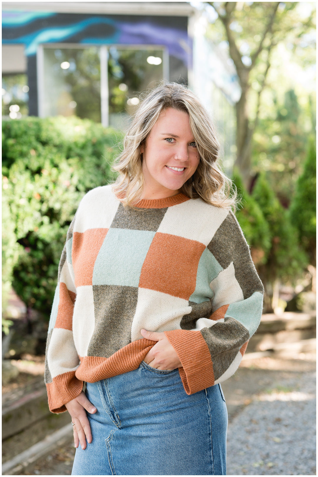 ColorBurst Plaid Sweater