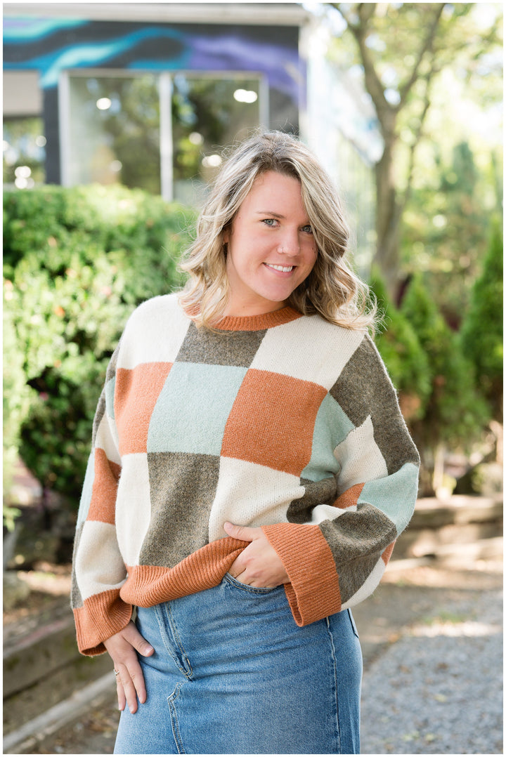 ColorBurst Plaid Sweater