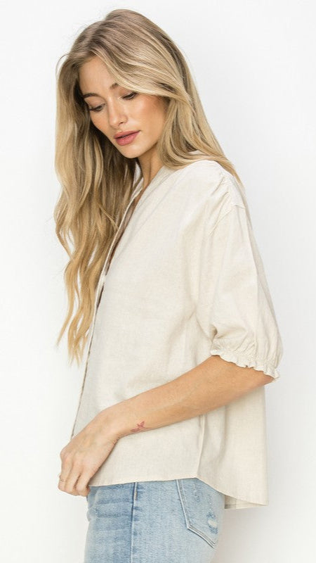 Airy Linen Relaxed Shirt