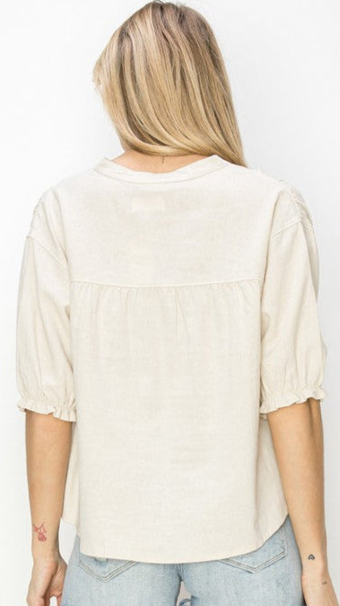 Airy Linen Relaxed Shirt