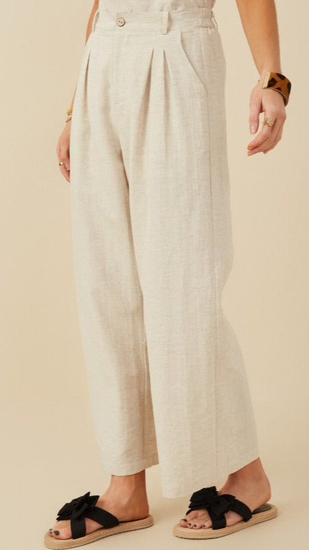 Sophisticated Stretch Linen Slacks