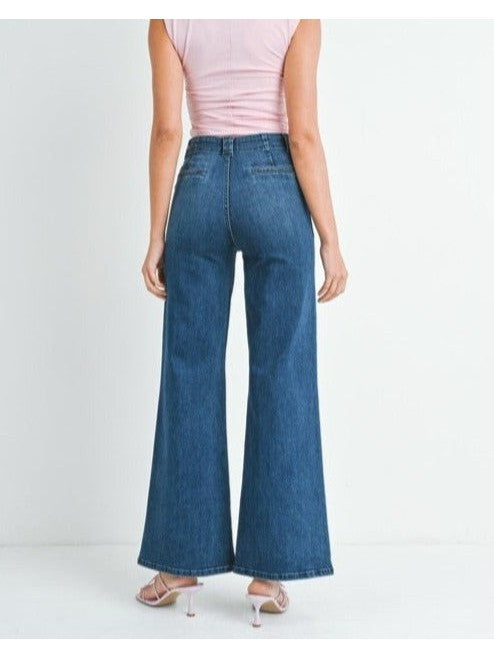 JBD Patch Pocket Wide Leg Jean