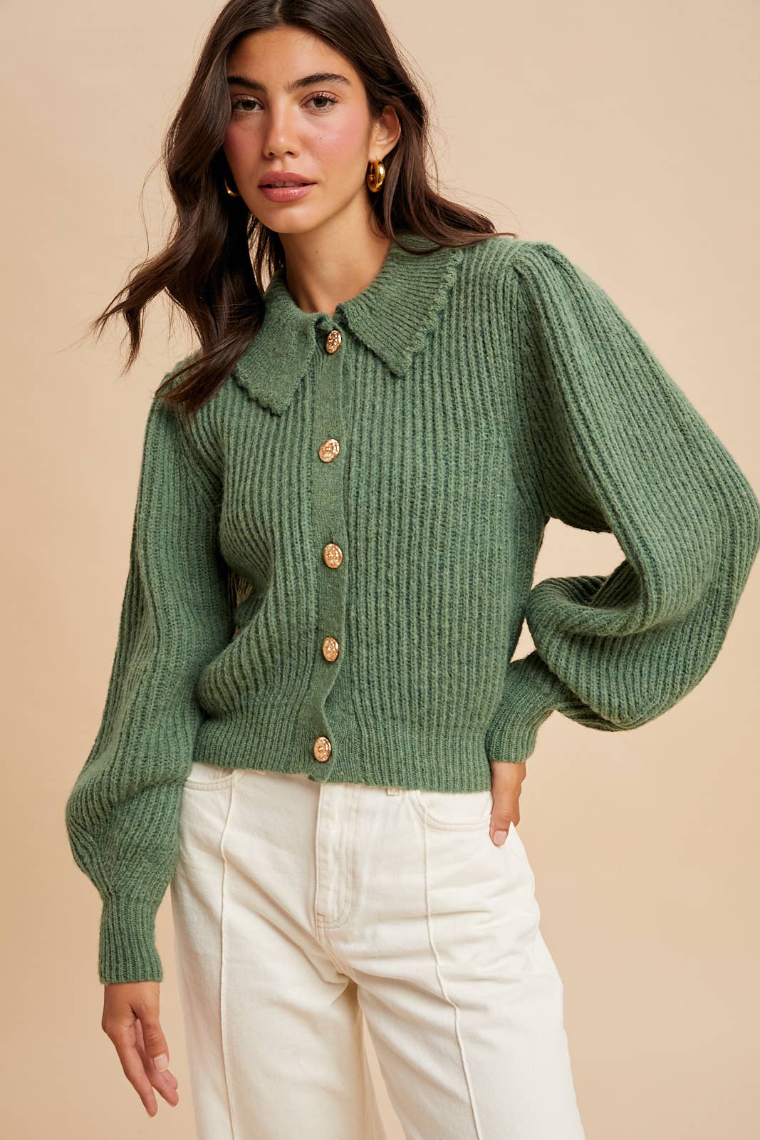 Collared Cardi – Wildflower Boutique Yellow Springs