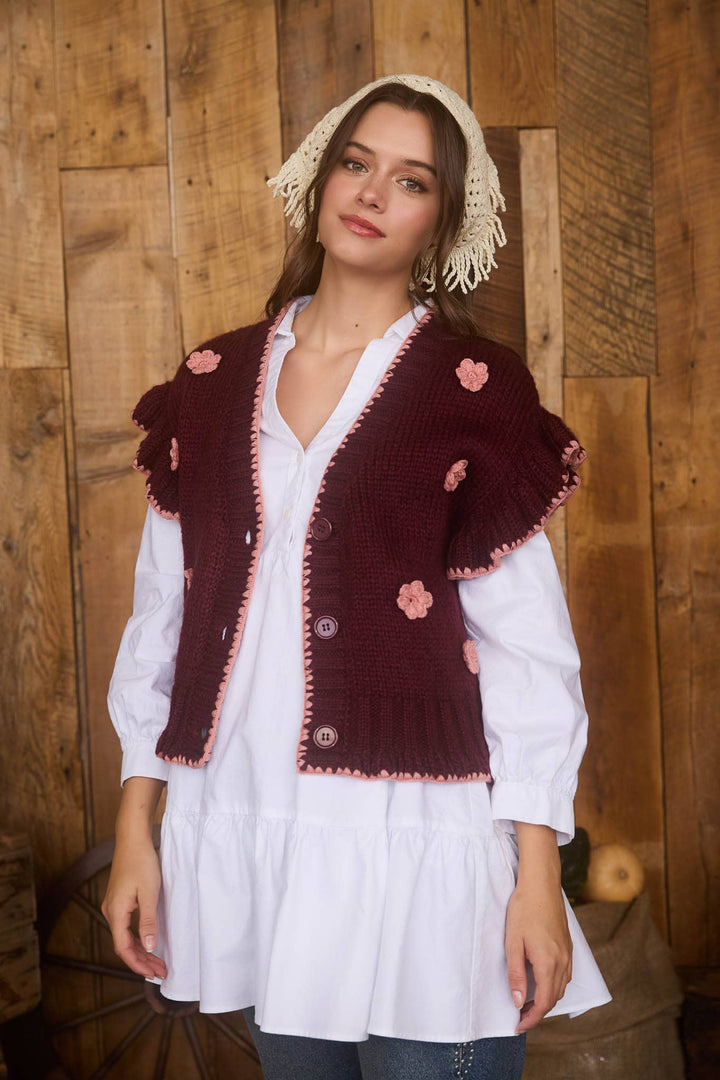 Crochet Cardi Vest
