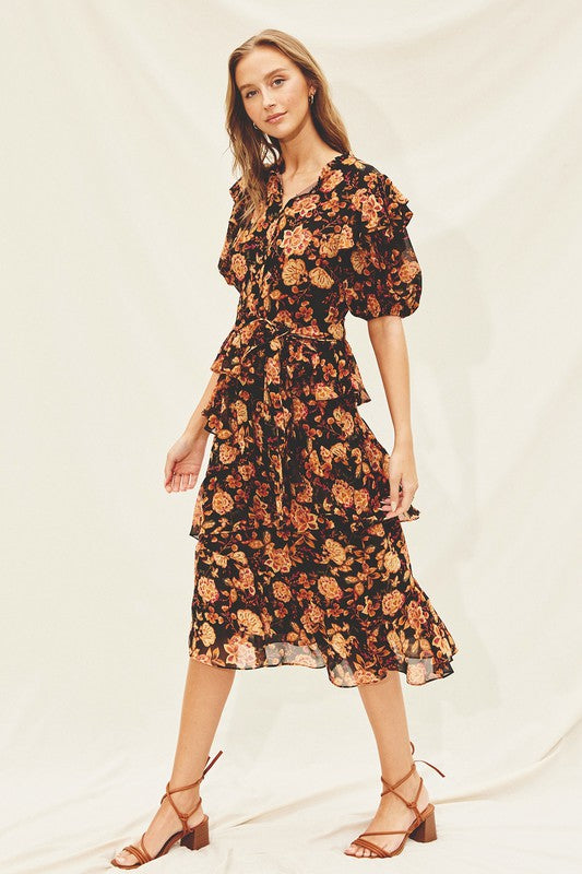 Floral Elegance Dress