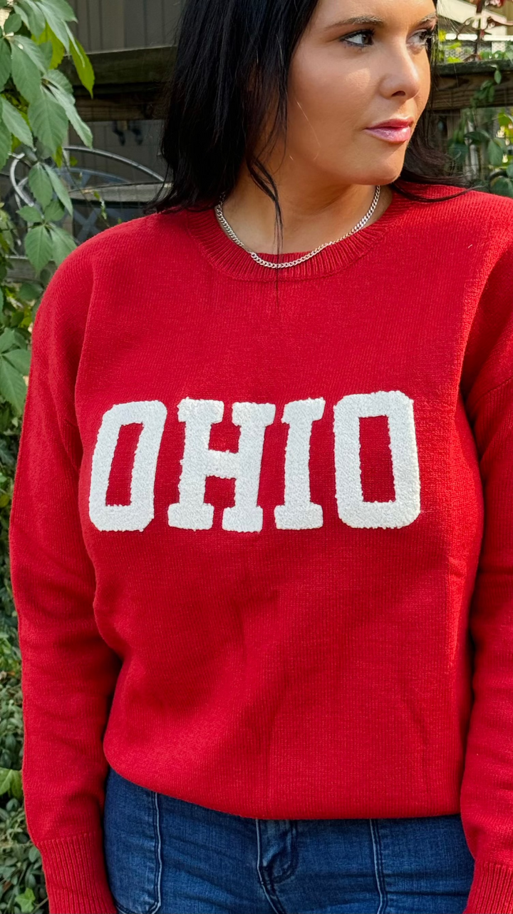 OHIO Game Day Sweater