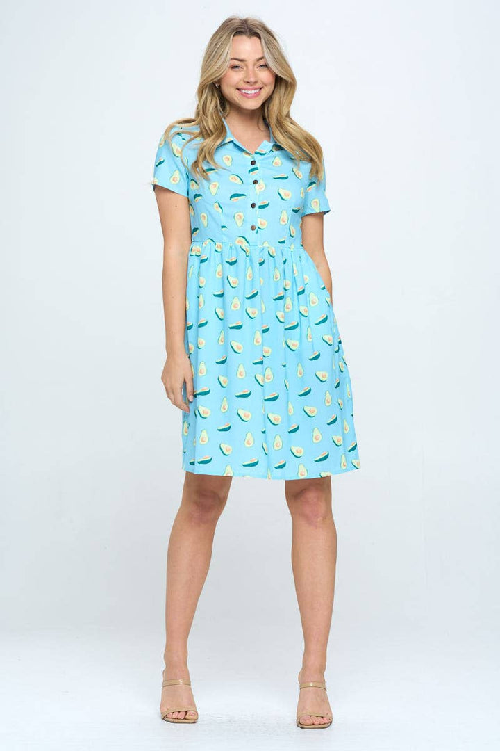 Avocado Print Dress