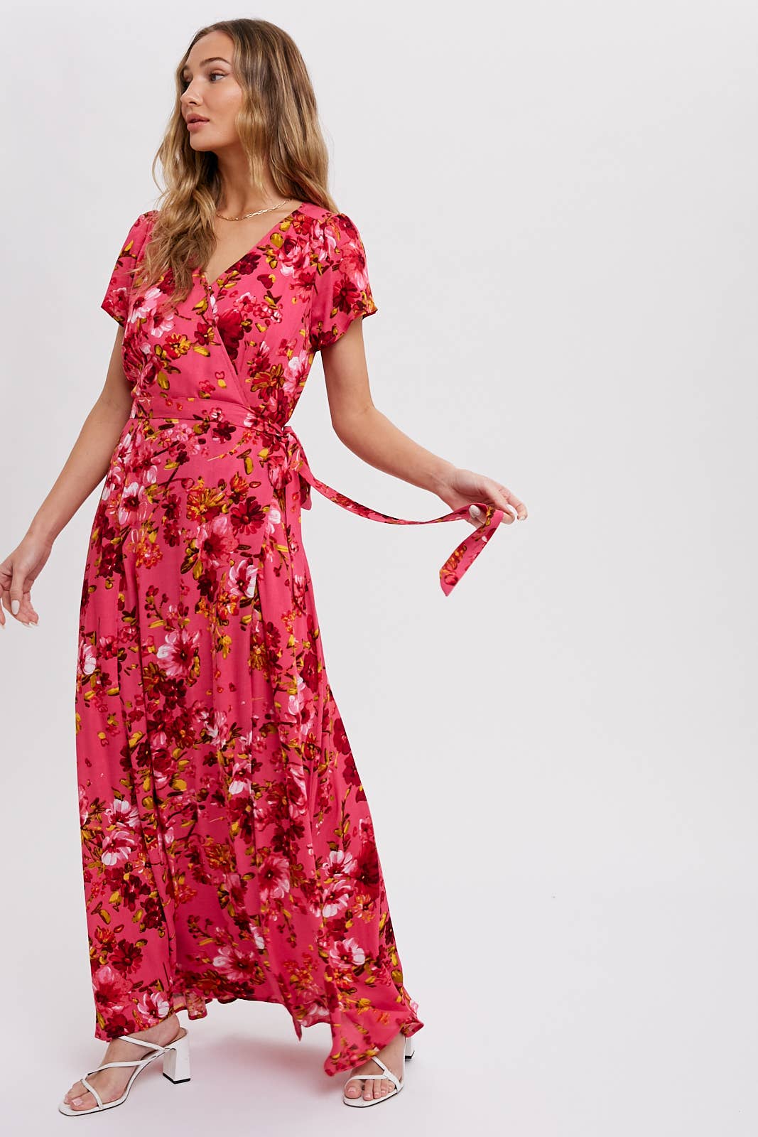 Floral Wrap Dress