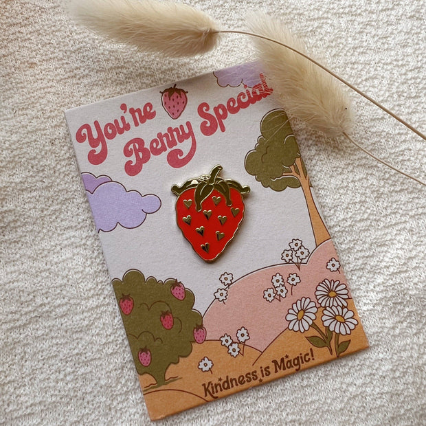 You're Berry Special - Strawberry Enamel Pin
