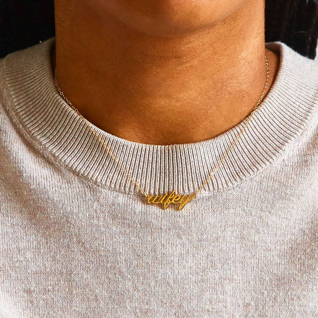 WIFEY Gold Necklace