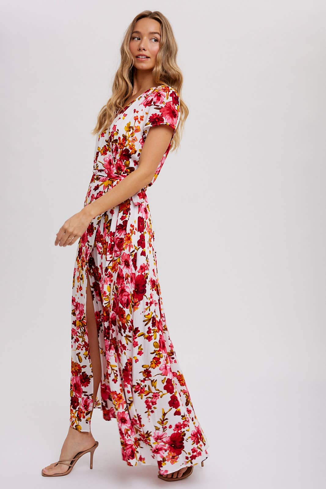 Floral Wrap Dress