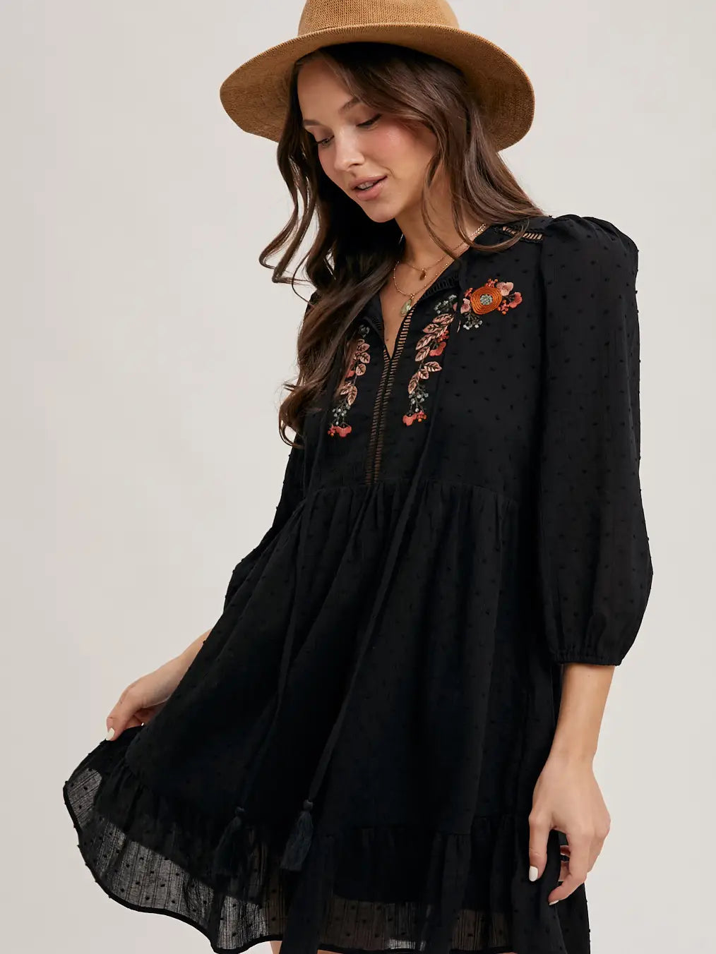 Embroider Me Happy Dress