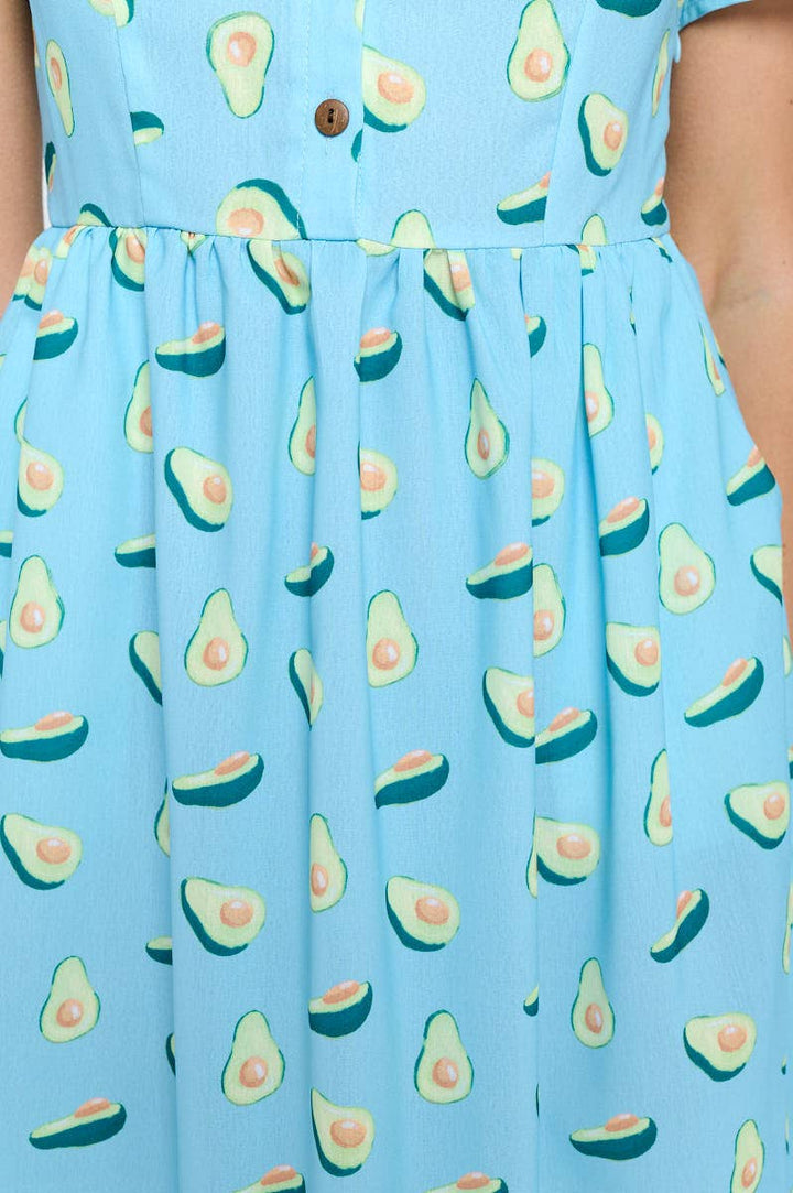 Avocado Print Dress