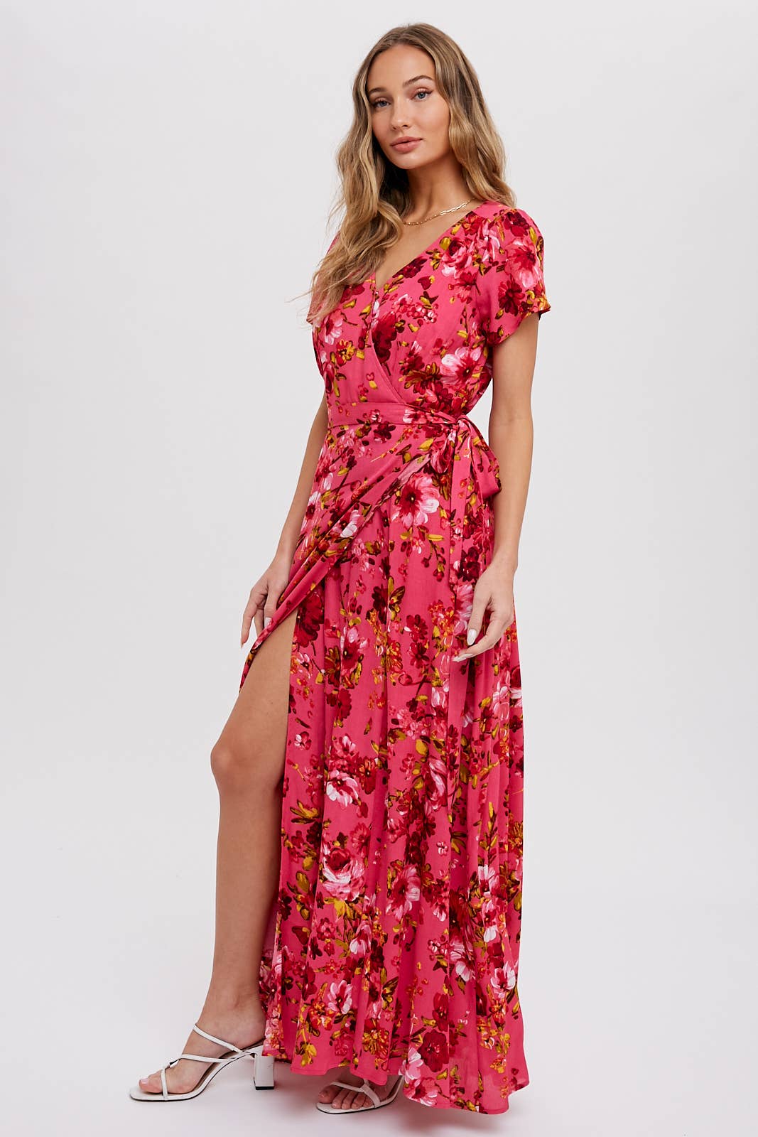 Floral Wrap Dress