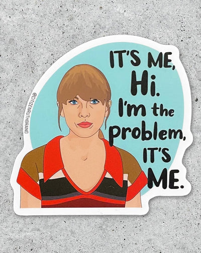Taylor Swift Hi Its Me vinyl sticker