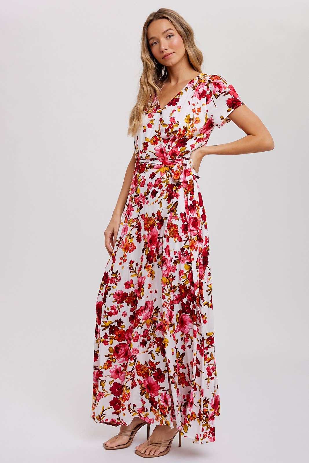 Floral Wrap Dress