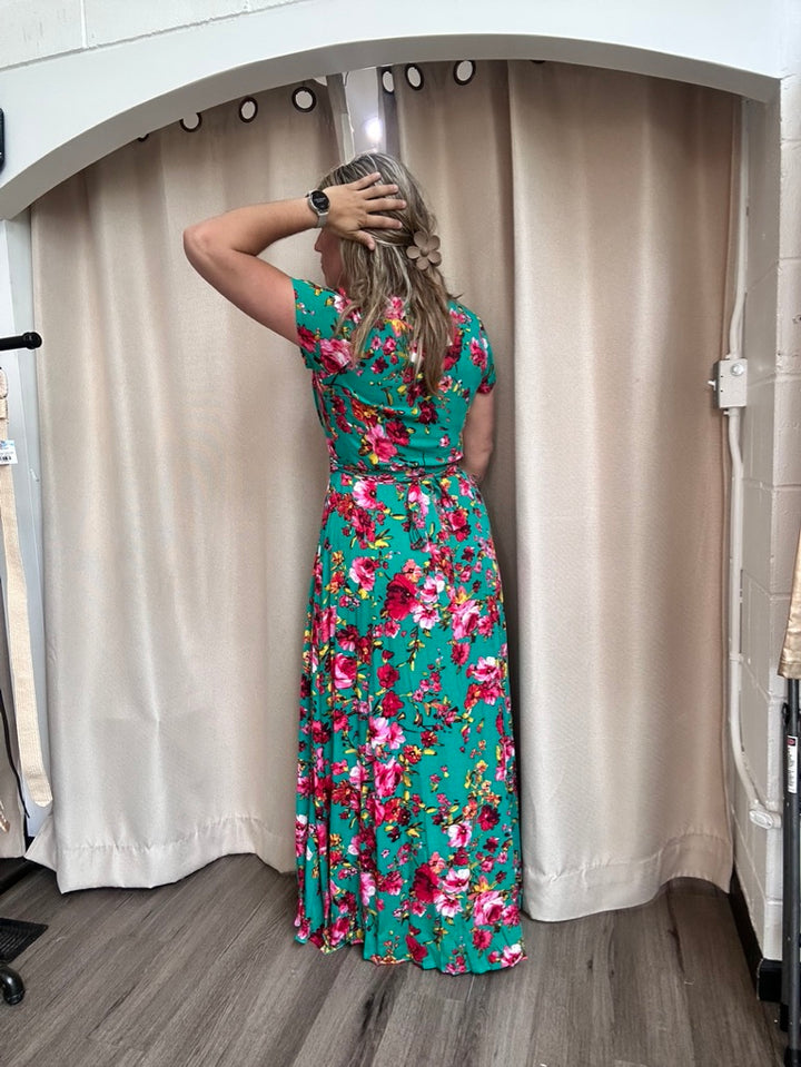 Floral Wrap Dress