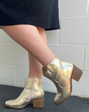 Metallic Cowgirl Boot GOLD
