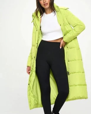 Oversized Puffer Parka LIME