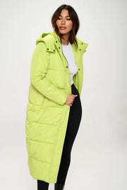 Oversized Puffer Parka LIME