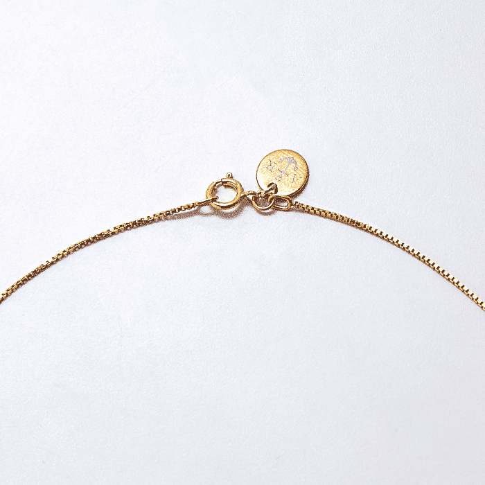 Pave Gold Eye Necklace