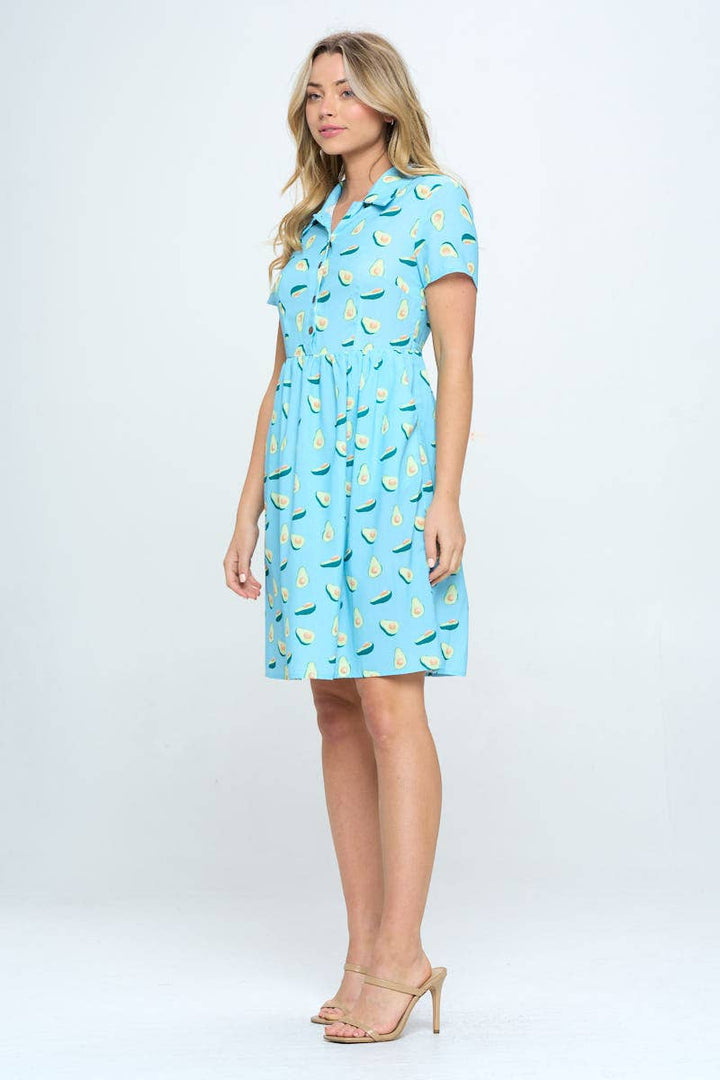 Avocado Print Dress