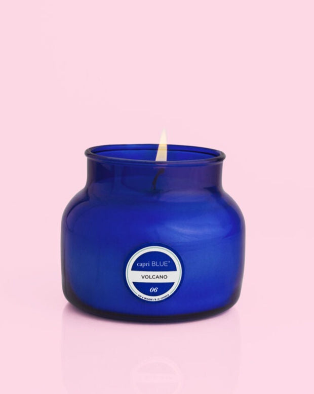 Volcano 8 oz Classic Blue Candle