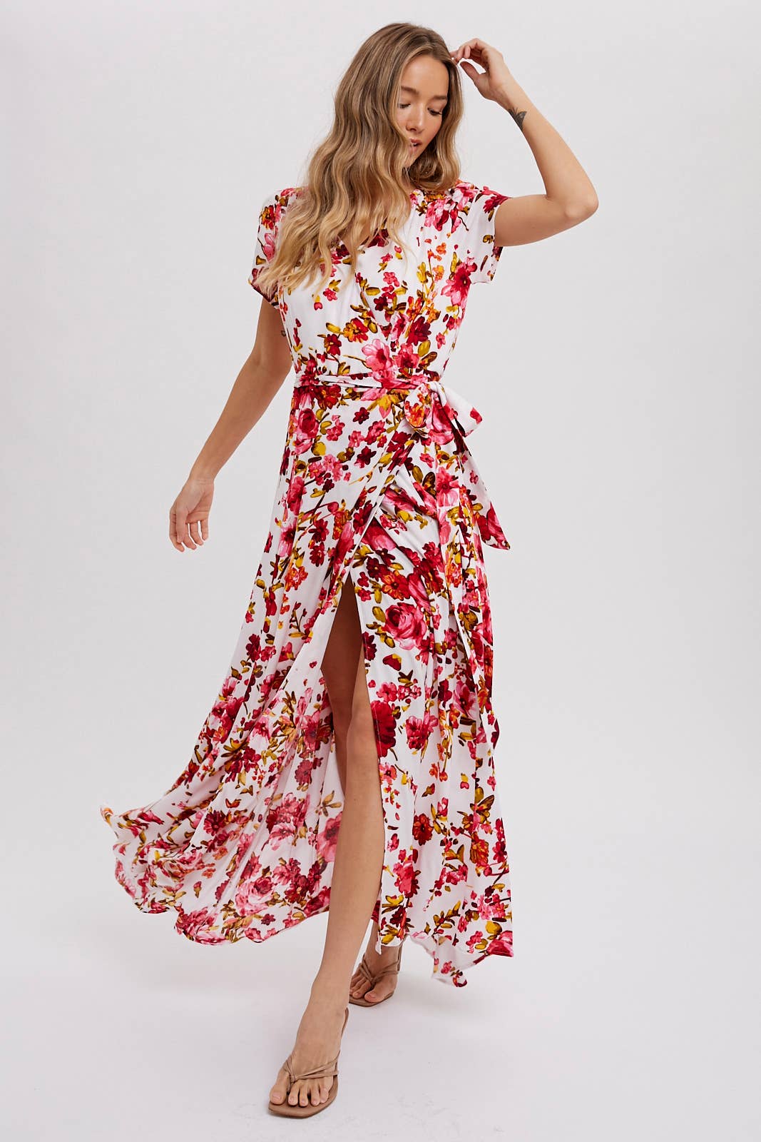 Floral Wrap Dress