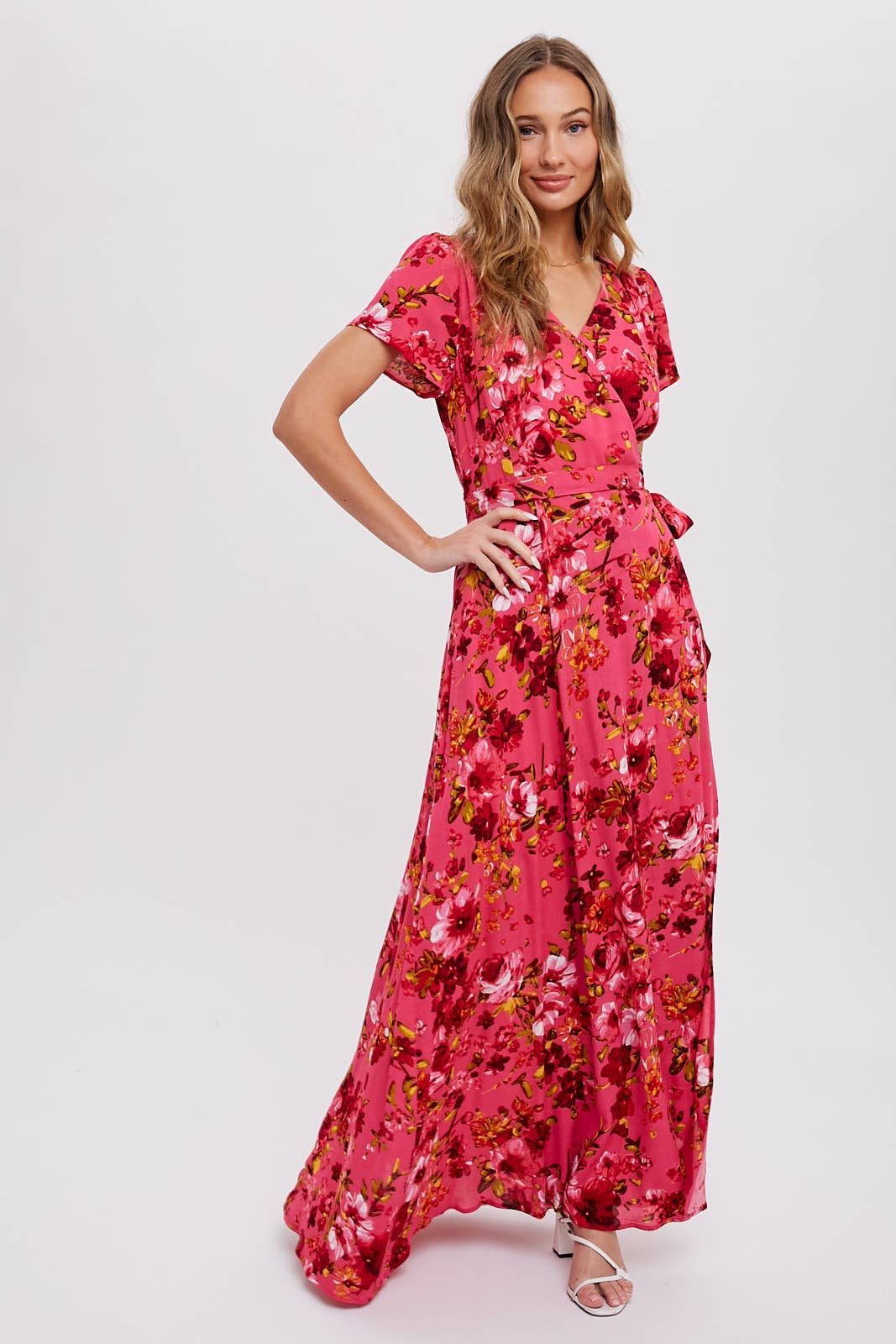 Floral Wrap Dress