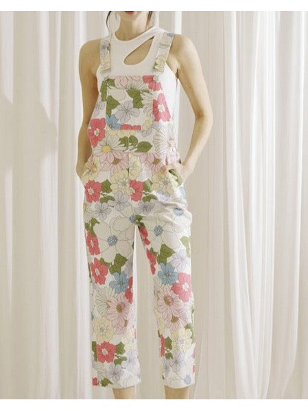 Rachelle Floral Overalls