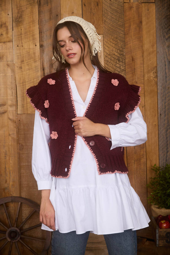 Crochet Cardi Vest