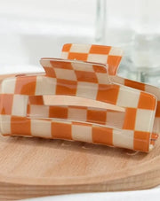 Checkerboard Claw Clip (4 colors!)