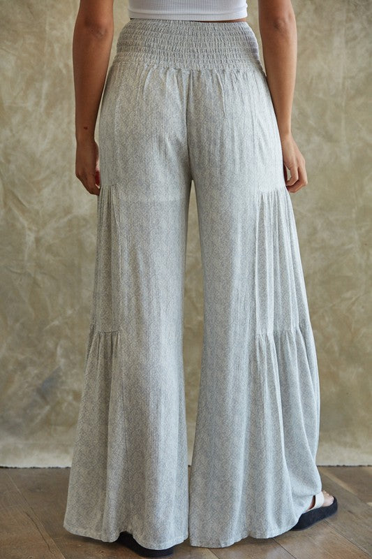 Go With the Flow Pant in Grey Ivory