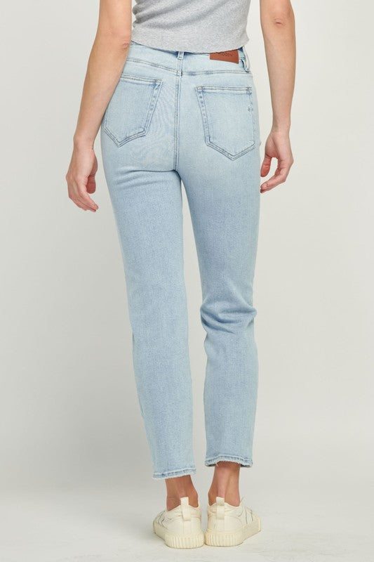 Dr Denim Tall Nora high rise mom jeans in cream