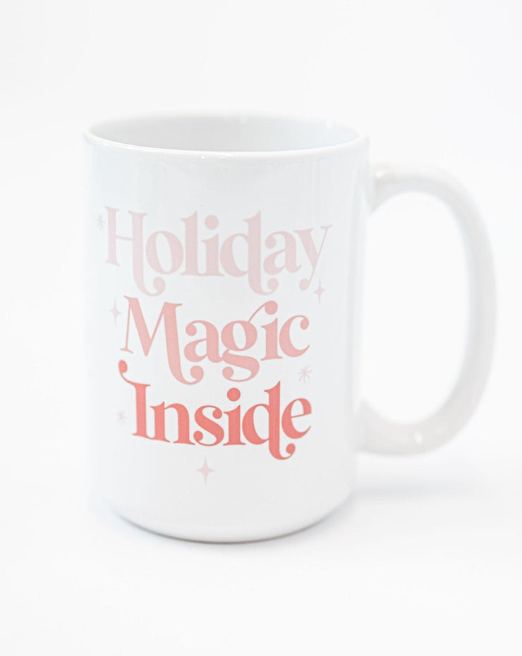 Holiday magic inside Christmas mug, Christmas mug