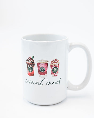 Current mood Christmas coffee mug, Christmas mug, holiday