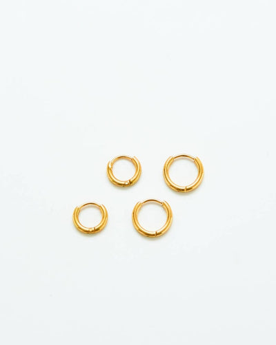 Gold Double Pack - Mini Hoop Earrings